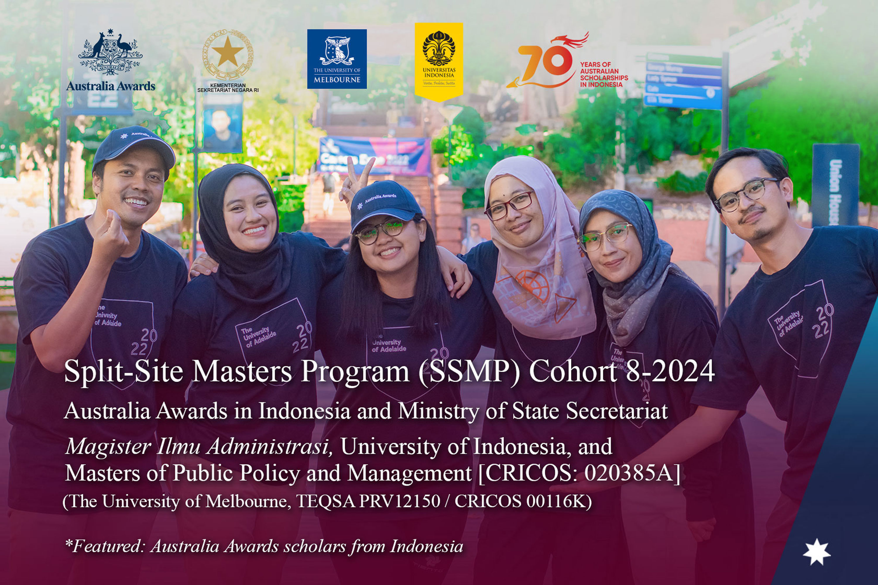 Split-Site Masters Program (SSMP) Cohort8-2024 Australia Awards in Indonesia